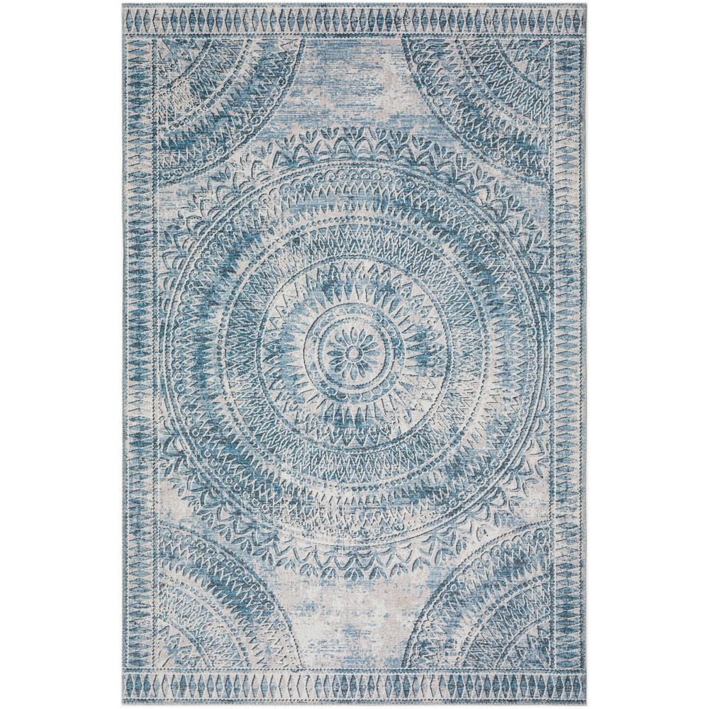 Indoor/Outdoor Sedona SN7 Indigo Washable 3' x 5' Rug