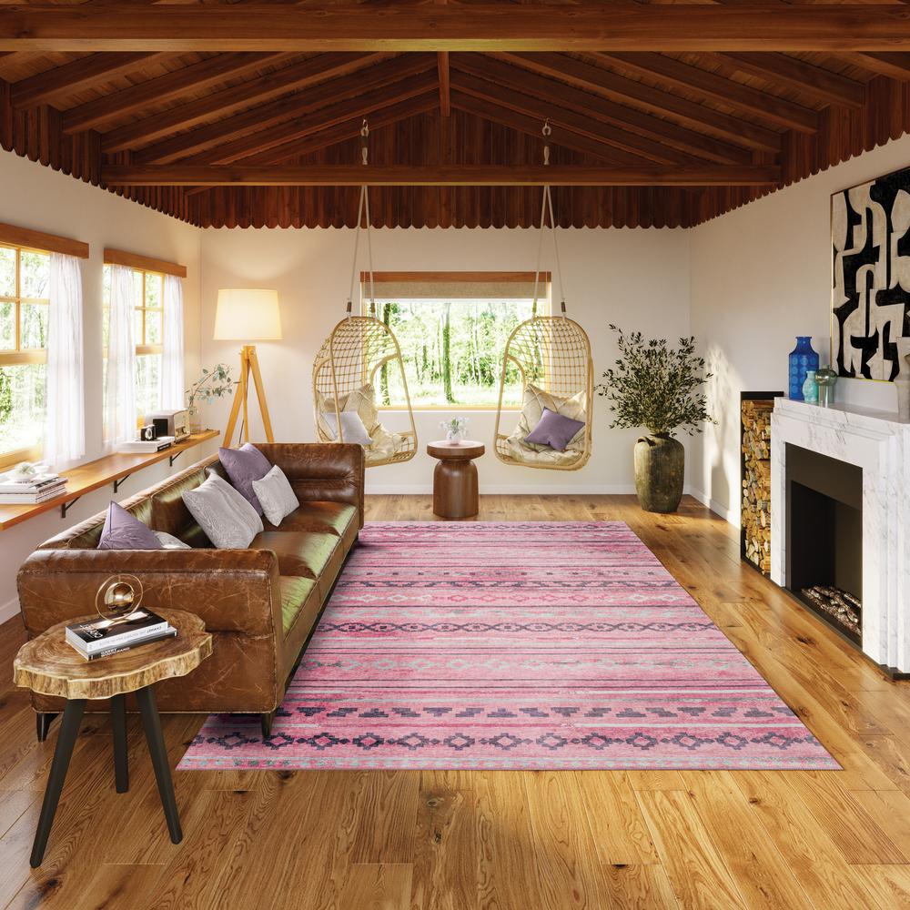 Indoor/Outdoor Sedona SN10 Blush Washable 3' x 5' Rug