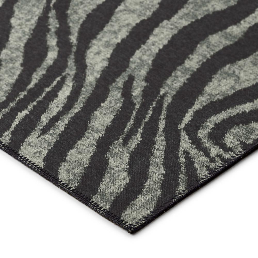 Safari Shadow Animal Animal Print 2'3" x 7'6" Runner Rug Shadow ASF31