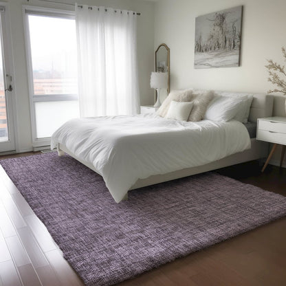Luxury Washable Voyage VY1 Purple 3' x 5' Rug