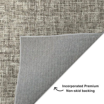 Luxury Washable Voyage VY1 Ivory 2'3" x 7'6" Runner Rug