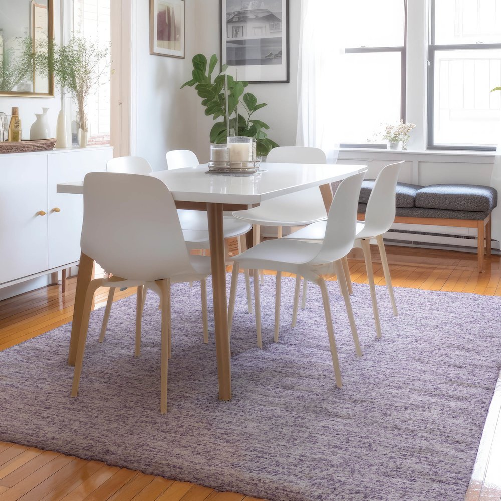 Luxury Washable Voyage VY2 Purple 3' x 5' Rug
