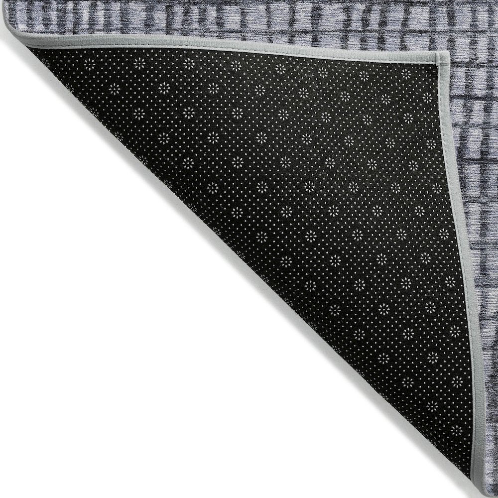 Machine Washable Indoor/Outdoor Chantille Denim 2'6" x 3'10" Rug