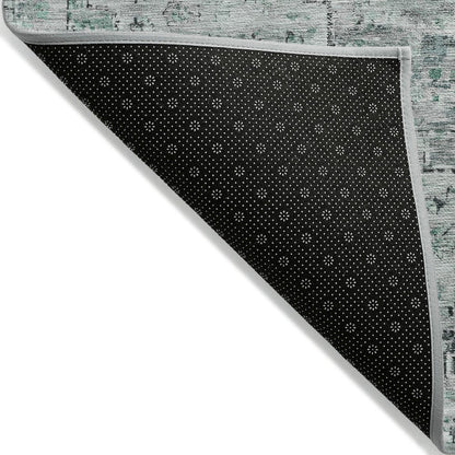 Machine Washable Indoor/Outdoor Chantille Teal 2'6" x 3'10" Rug