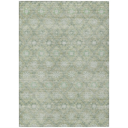 Machine Washable Indoor/Outdoor Chantille Aloe 5' x 7'6" Rug