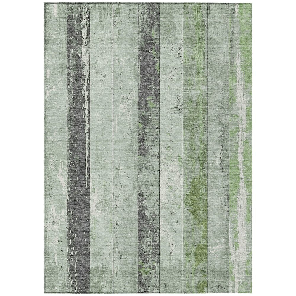 Machine Washable Indoor/Outdoor Chantille Aloe 5' x 7'6" Rug