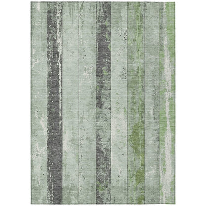 Machine Washable Indoor/Outdoor Chantille Aloe 5' x 7'6" Rug