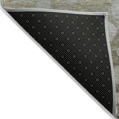 Machine Washable Indoor/Outdoor Chantille Khaki 2'6" x 3'10" Rug