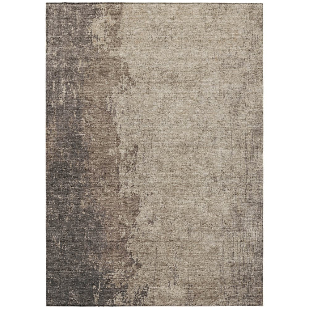 Machine Washable Indoor/Outdoor Chantille Taupe 5' x 7'6" Rug