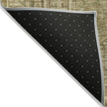 Machine Washable Indoor/Outdoor Chantille Khaki 2'6" x 3'10" Rug