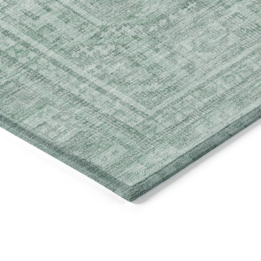 Machine Washable Indoor/Outdoor Chantille Teal 2'6" x 3'10" Rug