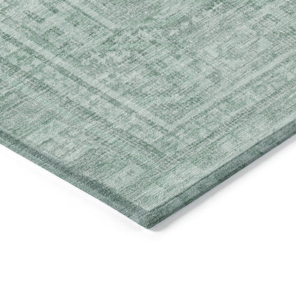 Machine Washable Indoor/Outdoor Chantille Teal 2'6" x 3'10" Rug