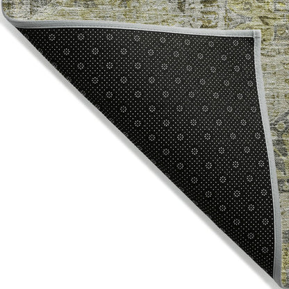 Machine Washable Indoor/Outdoor Chantille Khaki 2'6" x 3'10" Rug