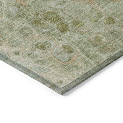 Machine Washable Indoor/Outdoor Chantille Aloe 2'6" x 3'10" Rug