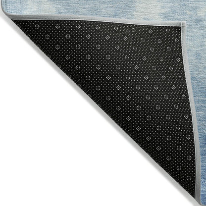 Machine Washable Indoor/Outdoor Chantille Denim 2'6" x 3'10" Rug