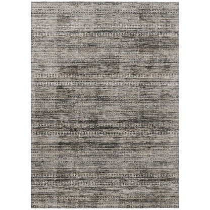 Machine Washable Indoor/Outdoor Chantille Taupe 5' x 7'6" Rug