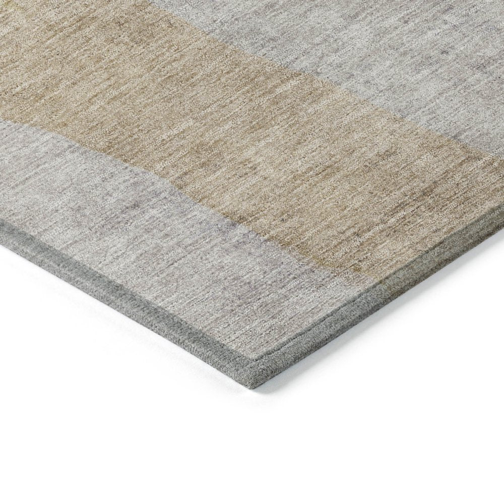 Machine Washable Indoor/Outdoor Chantille Beige 2'6" x 3'10" Rug