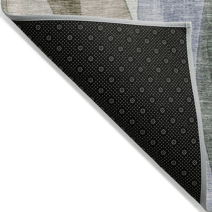 Machine Washable Indoor/Outdoor Chantille Beige 2'6" x 3'10" Rug