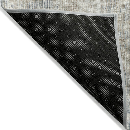 Machine Washable Indoor/Outdoor Chantille Putty 2'6" x 3'10" Rug