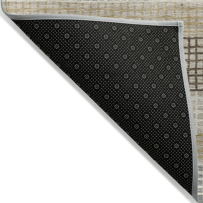 Machine Washable Indoor/Outdoor Chantille Beige 2'6" x 3'10" Rug