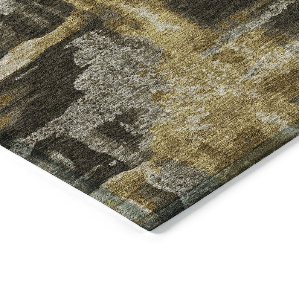 Machine Washable Indoor/Outdoor Chantille ACN2015 Coffee 2'6" x 3'10" Rug