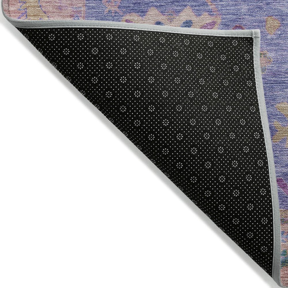 Machine Washable Indoor/Outdoor Chantille ACN2025 Purple 2'6" x 3'10" Rug
