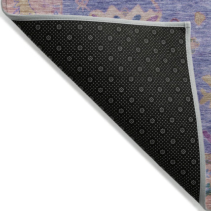 Machine Washable Indoor/Outdoor Chantille ACN2025 Purple 2'6" x 3'10" Rug