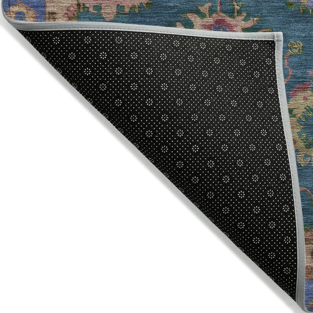 Machine Washable Indoor/Outdoor Chantille ACN2046 Teal 2'6" x 3'10" Rug