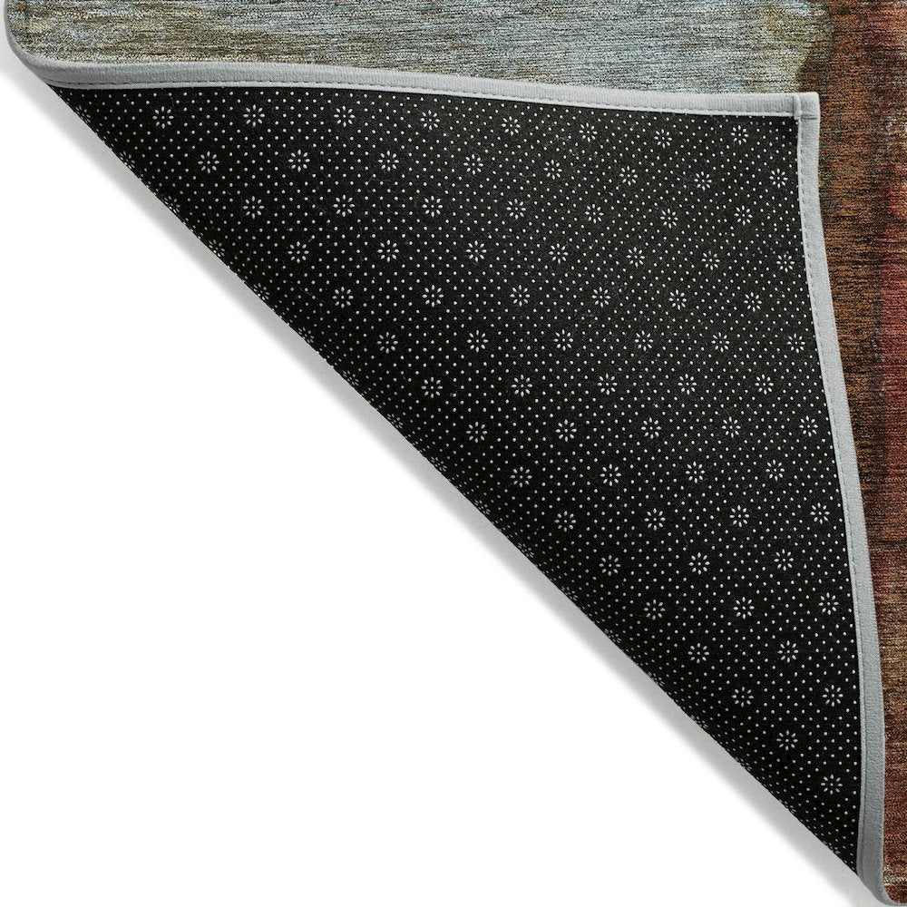 Machine Washable Indoor/Outdoor Chantille ACN2059 Rust 2'6" x 3'10" Rug