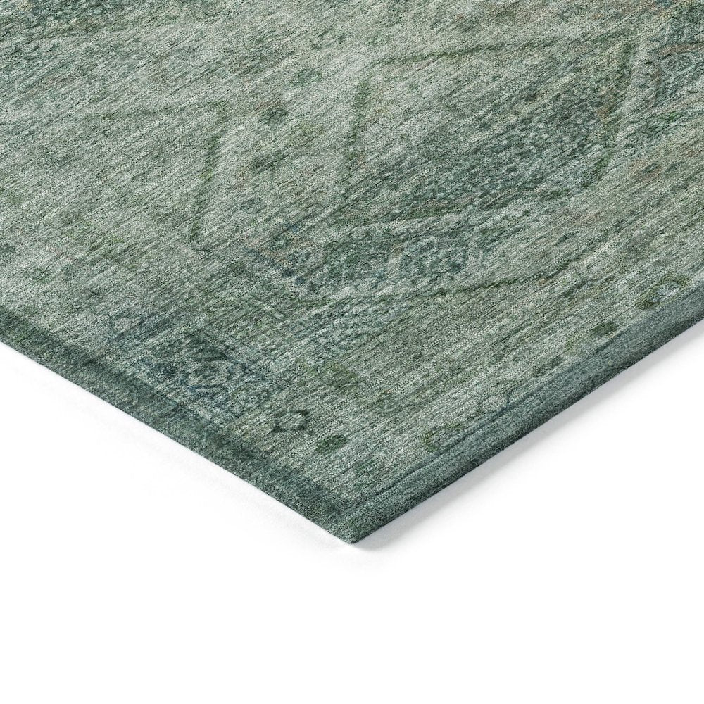 Machine Washable Indoor/Outdoor Chantille ACN2060 Teal 2'6" x 3'10" Rug