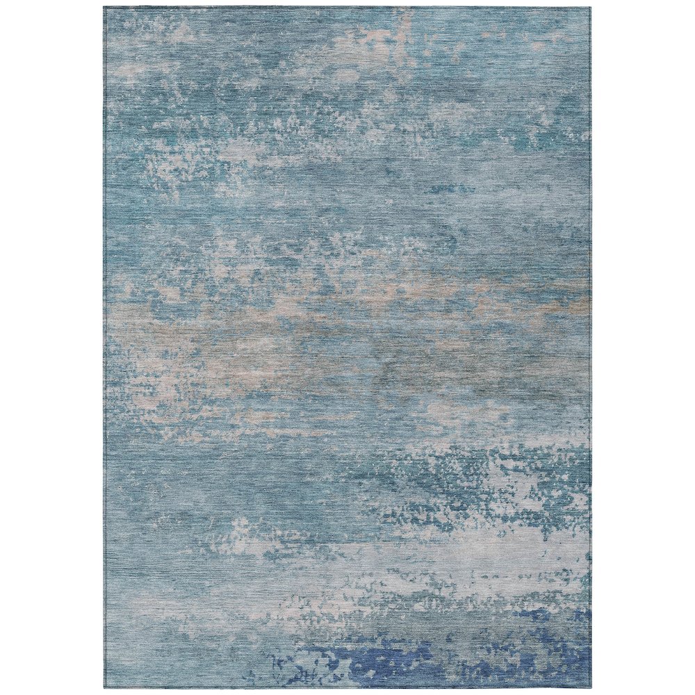 Machine Washable Indoor/Outdoor Chantille ACN2071 Sky 5' x 7'6" Rug