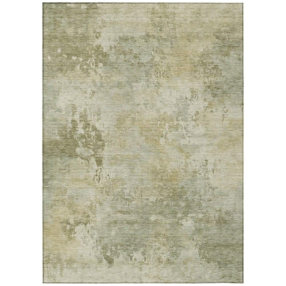 Machine Washable Indoor/Outdoor Chantille ACN2073 Sage 5' x 7'6" Rug