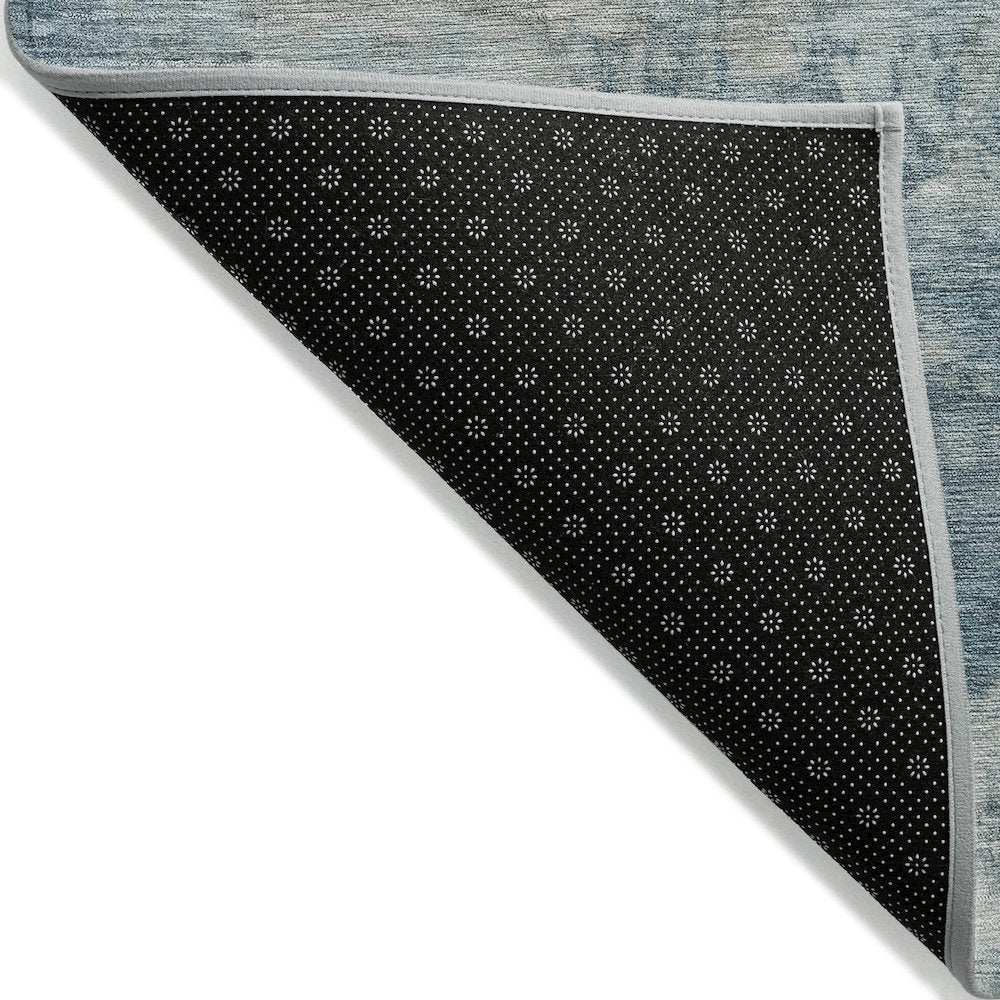 Machine Washable Indoor/Outdoor Chantille ACN2073 Teal 2'6" x 3'10" Rug