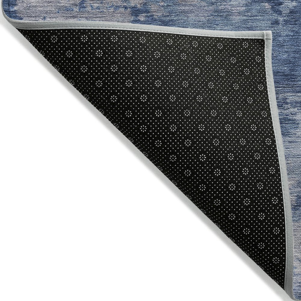 Machine Washable Indoor/Outdoor Chantille ACN2075 Navy 2'6" x 3'10" Rug