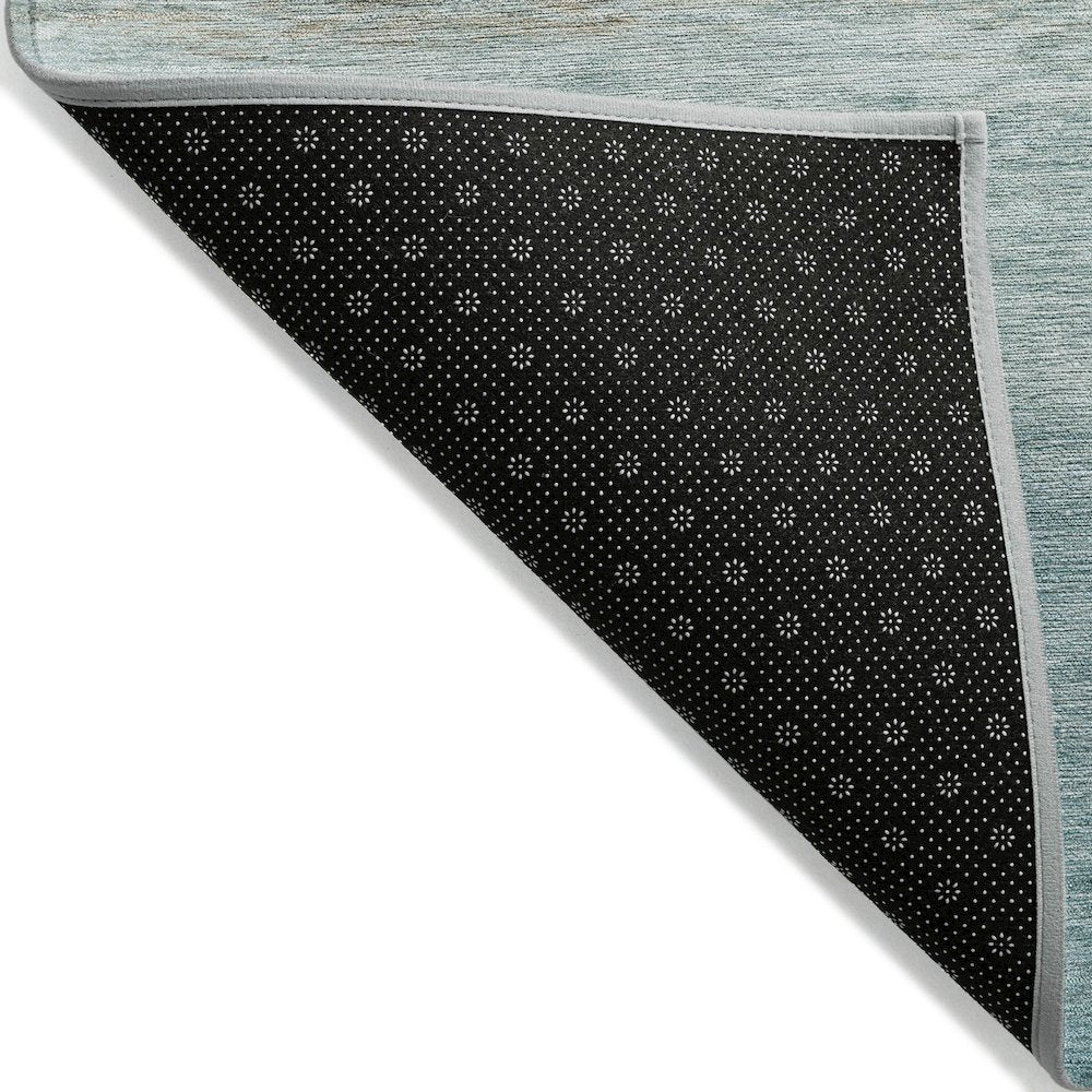 Machine Washable Indoor/Outdoor Chantille ACN2084 Teal 2'6" x 3'10" Rug