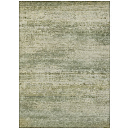 Machine Washable Indoor/Outdoor Chantille ACN2089 Aloe 5' x 7'6" Rug