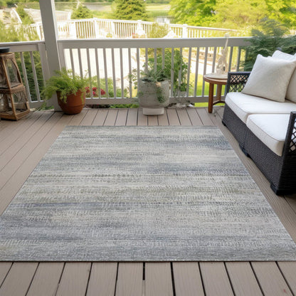 Machine Washable Indoor/Outdoor Chantille ACN2089 Linen 5' x 7'6" Rug