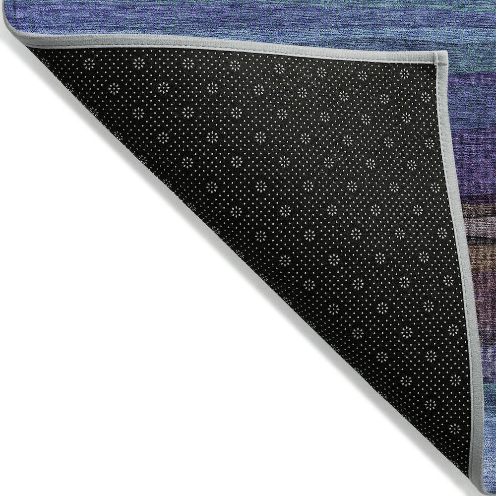 Machine Washable Indoor/Outdoor Chantille ACN2093 Blue 2'6" x 3'10" Rug