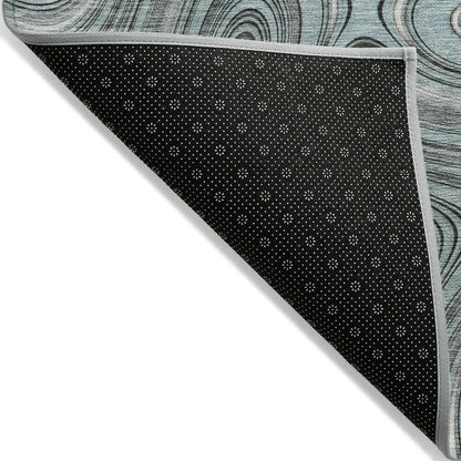 Machine Washable Indoor/Outdoor Chantille ACN2097 Sky 2'6" x 3'10" Rug