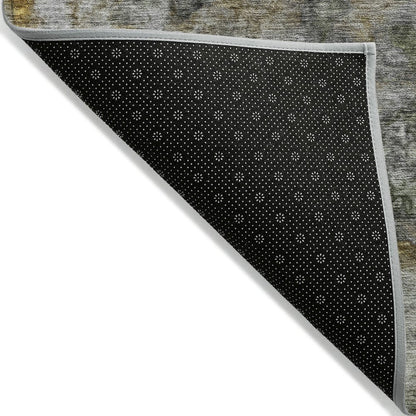 Machine Washable Indoor/Outdoor Chantille ACN2100 Olive 2'6" x 3'10" Rug