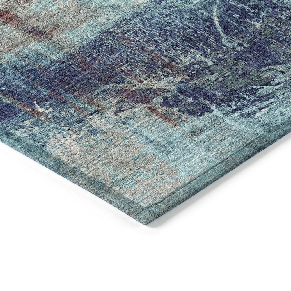 Machine Washable Indoor/Outdoor Chantille ACN2117 Teal 2'6" x 3'10" Rug