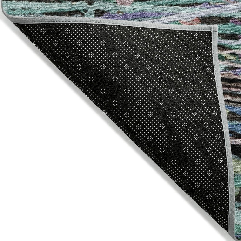Machine Washable Indoor/Outdoor Chantille ACN2125 Blue 2'6" x 3'10" Rug