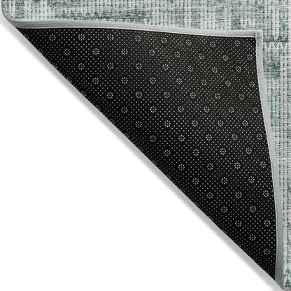 Machine Washable Indoor/Outdoor Chantille ACN2130 Teal 2'6" x 3'10" Rug