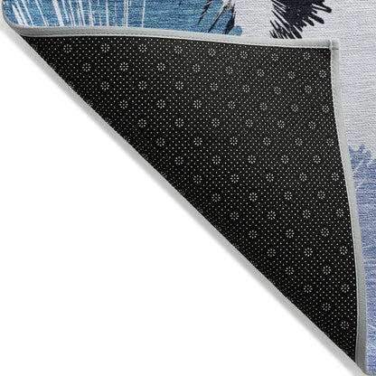 Machine Washable Indoor/Outdoor Chantille ACN2132 Blue 2'6" x 3'10" Rug