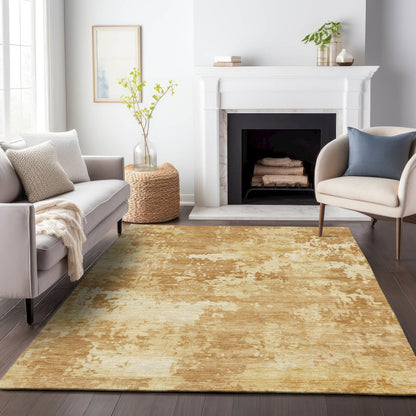 Machine Washable Indoor/Outdoor Chantille ACN2142 Copper 5' x 7'6" Rug