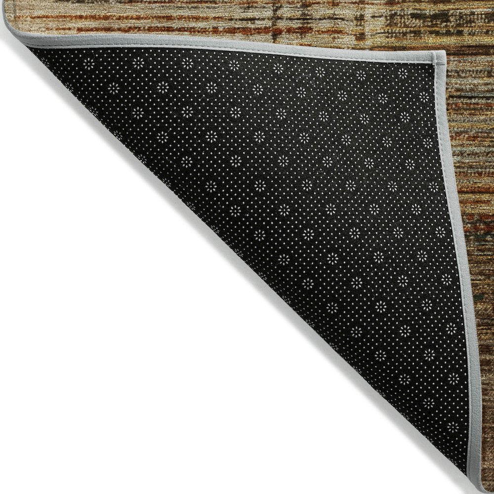 Machine Washable Indoor/Outdoor Chantille ACN2149 Brown 2'6" x 3'10" Rug