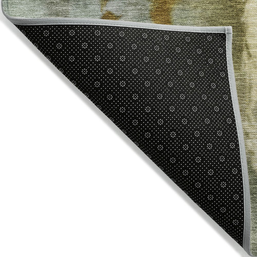 Machine Washable Indoor/Outdoor Chantille ACN2157 Brown 2'6" x 3'10" Rug