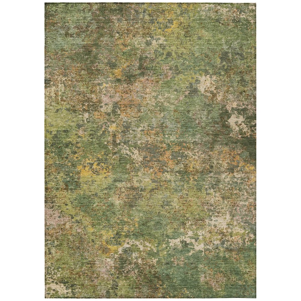 Machine Washable Indoor/Outdoor Chantille ACN2166 Aloe 5' x 7'6" Rug