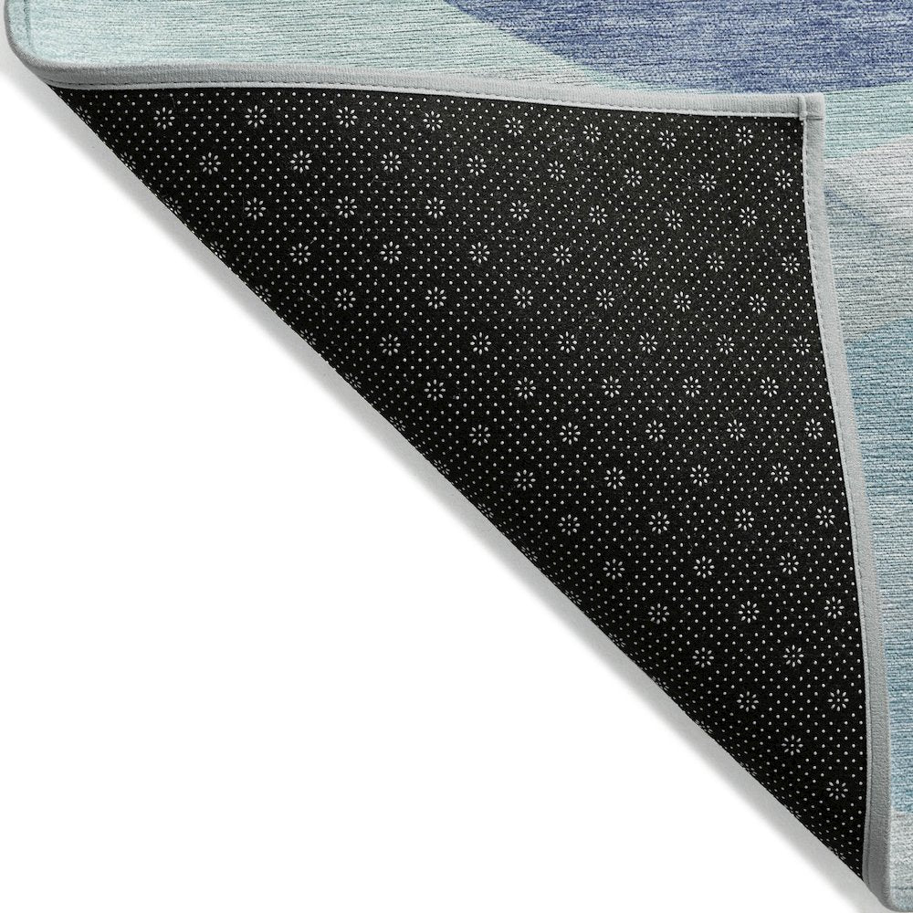 Machine Washable Indoor/Outdoor Chantille ACN2168 Blue 2'6" x 3'10" Rug
