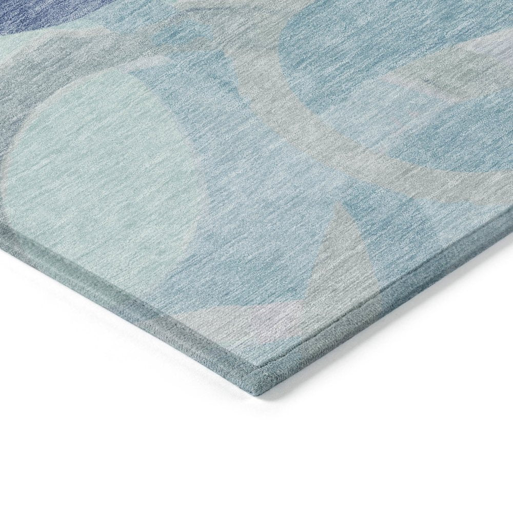 Machine Washable Indoor/Outdoor Chantille ACN2168 Blue 2'6" x 3'10" Rug